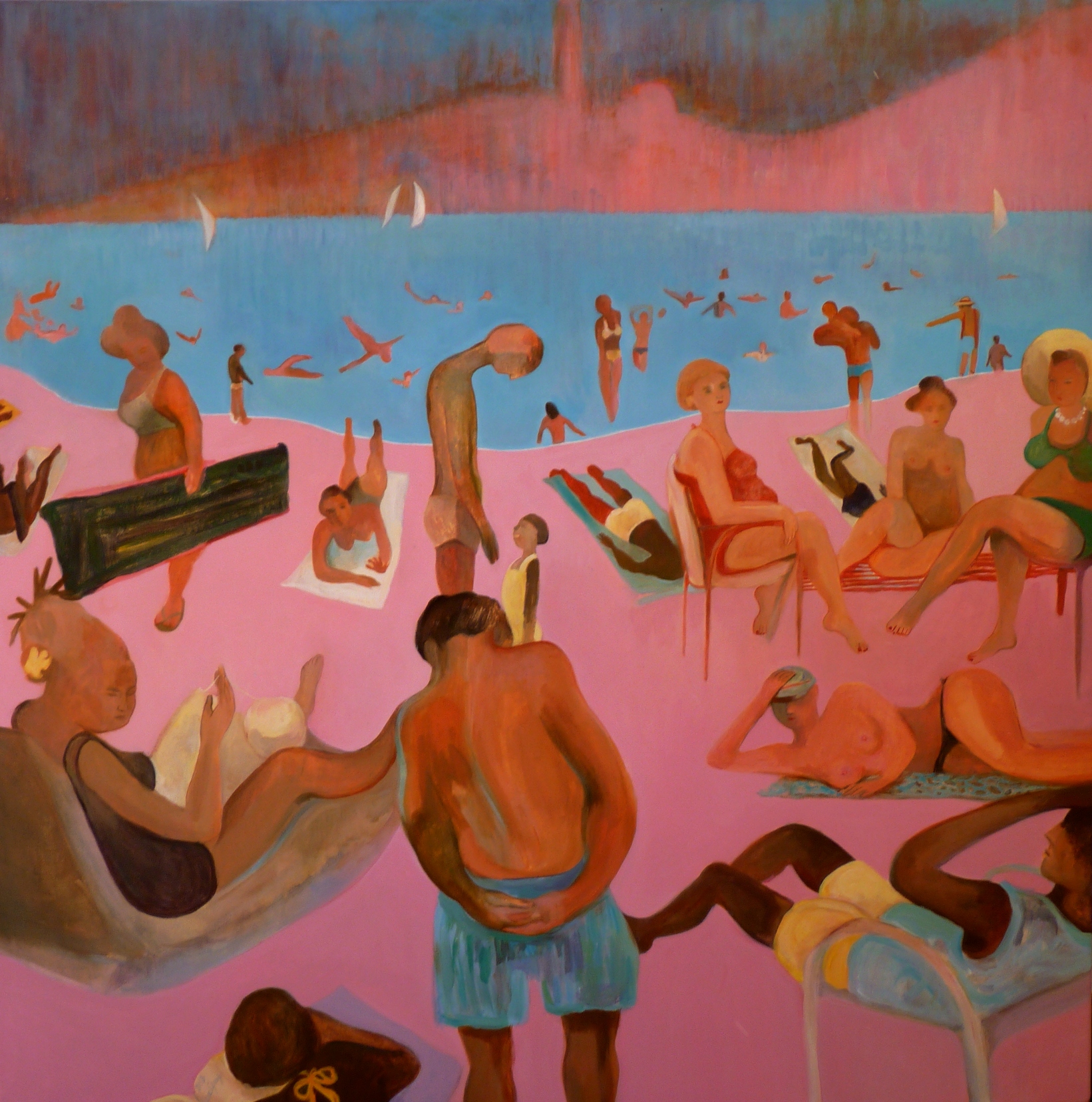 PLAGE DE LA POINTE ROUGE ROSE - Linette Cajou